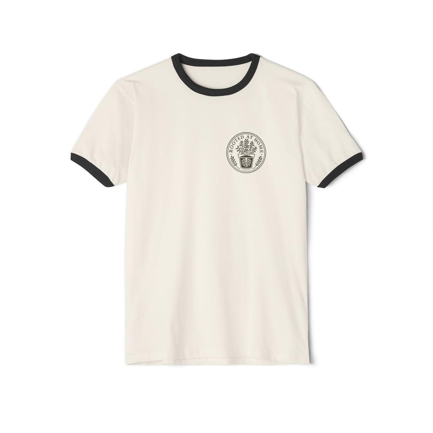 Floral Botanical Collage Ringer Tee