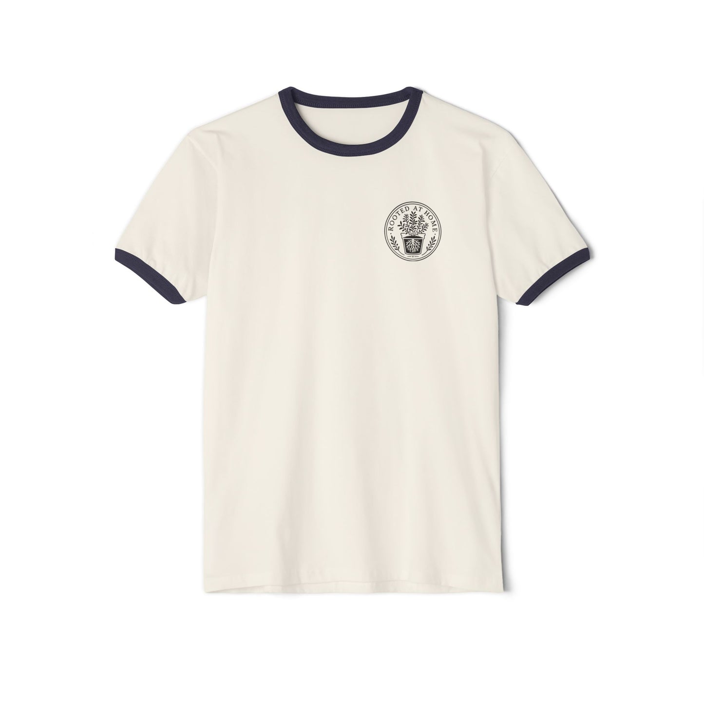 Vintage Nature Collage Ringer Tee